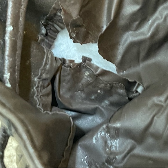 M International Women’s Brown Leather Backpack - Picture 12 of 12